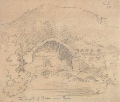The Temple of Diana near Baia by John Robert Cozens
